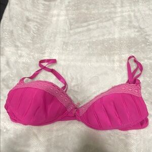 hot pink bra